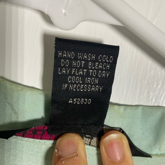 Vintage Focus by Shani Mint Green Reflective Lightweight Shirt.m - Picture 11 of 11